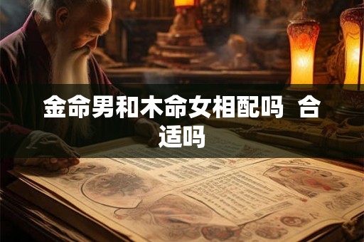 金命男和木命女相配吗  合适吗