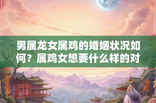 男属龙女属鸡的婚姻状况如何？属鸡女想要什么样的对象？