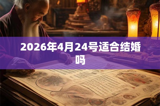 2026年4月24号适合结婚吗