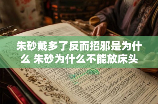 朱砂戴多了反而招邪是为什么 朱砂为什么不能放床头 朱砂戴多了反而招邪是为什么 朱砂为什么不能放床头
