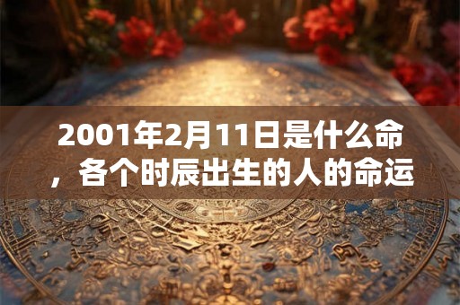 2001年2月11日是什么命，各个时辰出生的人的命运