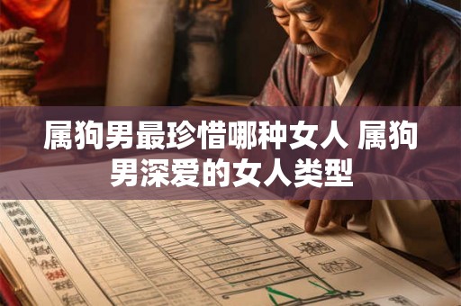 属狗男最珍惜哪种女人 属狗男深爱的女人类型