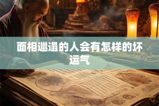面相邋遢的人会有怎样的坏运气