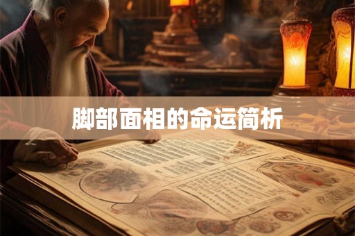 脚部面相的命运简析
