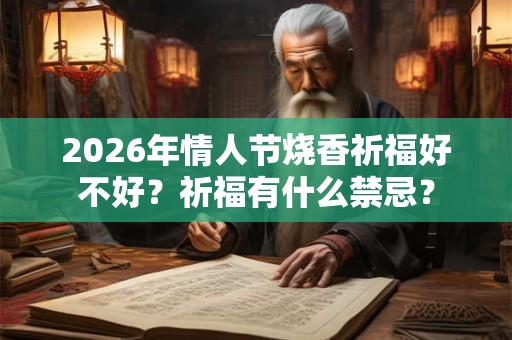 2026年情人节烧香祈福好不好？祈福有什么禁忌？