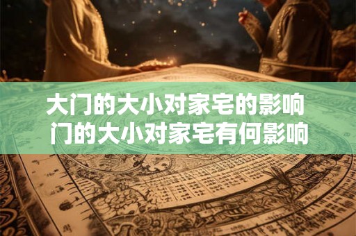 大门的大小对家宅的影响 门的大小对家宅有何影响