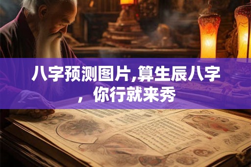 八字预测图片,算生辰八字，你行就来秀