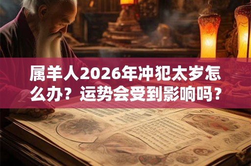 属羊人2026年冲犯太岁怎么办？运势会受到影响吗？