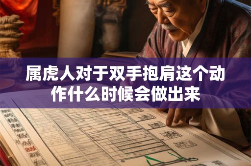 属虎人对于双手抱肩这个动作什么时候会做出来 属虎人对于双手抱肩这个动作什么时候会做出来