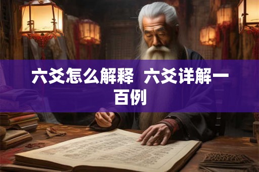 六爻怎么解释  六爻详解一百例