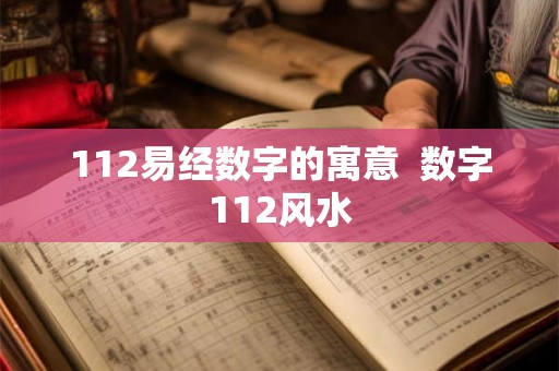 112易经数字的寓意  数字112风水
