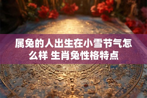 属兔的人出生在小雪节气怎么样 生肖兔性格特点