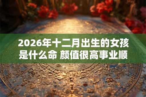 2026年十二月出生的女孩是什么命 颜值很高事业顺利婚姻美满