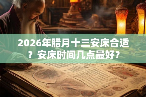 2026年腊月十三安床合适？安床时间几点最好？
