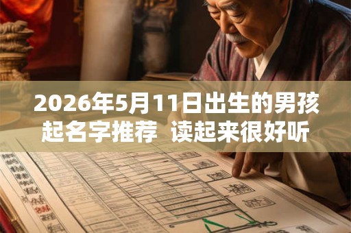 2026年5月11日出生的男孩起名字推荐  读起来很好听