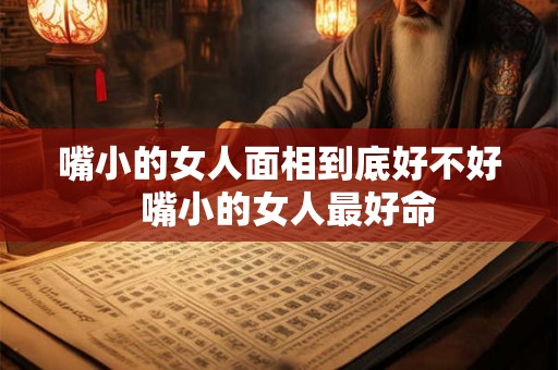 嘴小的女人面相到底好不好  嘴小的女人最好命