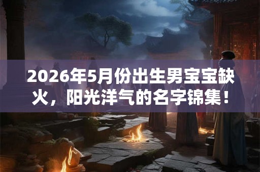 2026年5月份出生男宝宝缺火,阳光洋气的名字锦集! 2026年5月份出生男宝宝缺火,阳光洋气的名字锦集!