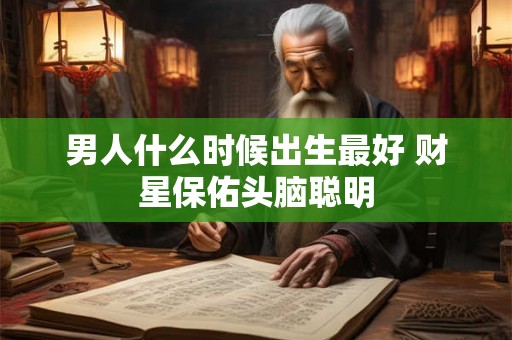 男人什么时候出生最好 财星保佑头脑聪明