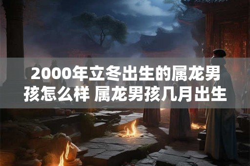 2000年立冬出生的属龙男孩怎么样 属龙男孩几月出生命好