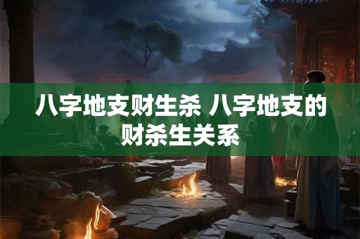 八字地支财生杀 八字地支的财杀生关系