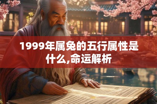 1999年属兔的五行属性是什么,命运解析