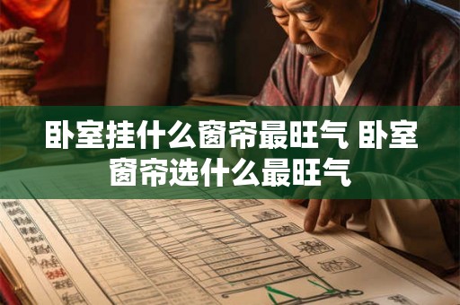 卧室挂什么窗帘最旺气 卧室窗帘选什么最旺气
