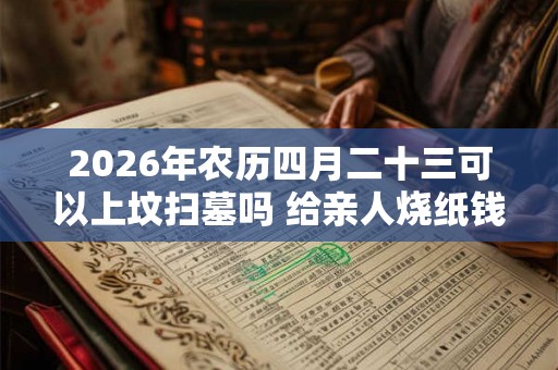 2026年农历四月二十三可以上坟扫墓吗 给亲人烧纸钱能收到吗