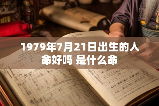 1979年7月21日出生的人命好吗 是什么命 1979年7月21日出生的人命好吗 是什么命
