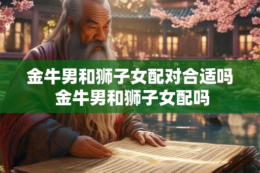金牛男和狮子女配对合适吗 金牛男和狮子女配吗 金牛男和狮子女配对合适吗 金牛男和狮子女配吗