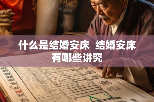 什么是结婚安床 结婚安床有哪些讲究 什么是结婚安床 结婚安床有哪些讲究