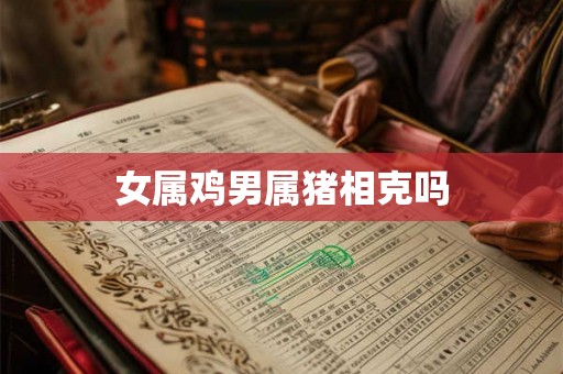 女属鸡男属猪相克吗