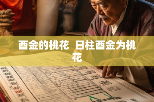 酉金的桃花  日柱酉金为桃花