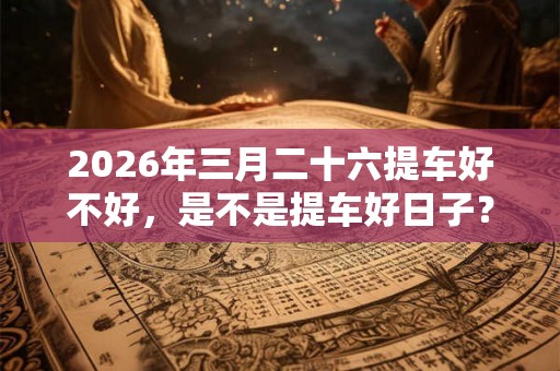 2026年三月二十六提车好不好,是不是提车好日子? 2026年三月二十六提车好不好,是不是提车好日子?