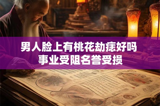 男人脸上有桃花劫痣好吗 事业受阻名誉受损