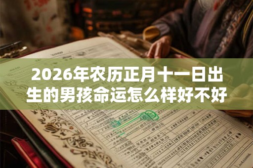 2026年农历正月十一日出生的男孩命运怎么样好不好？