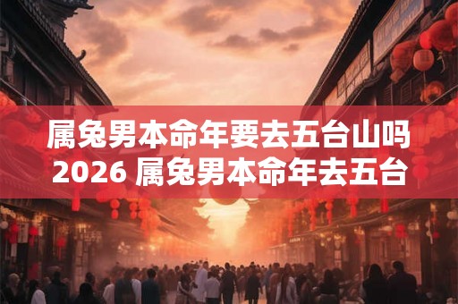 属兔男本命年要去五台山吗2026 属兔男本命年去五台山需注意什么 属兔男本命年要去五台山吗2026 属兔男本命年去五台山需注意什么