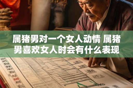 属猪男对一个女人动情 属猪男喜欢女人时会有什么表现