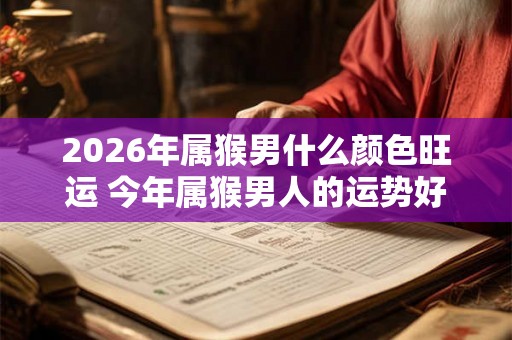 2026年属猴男什么颜色旺运 今年属猴男人的运势好吗 2026年属猴男什么颜色旺运 今年属猴男人的运势好吗