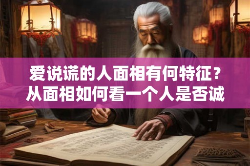 爱说谎的人面相有何特征？从面相如何看一个人是否诚信？