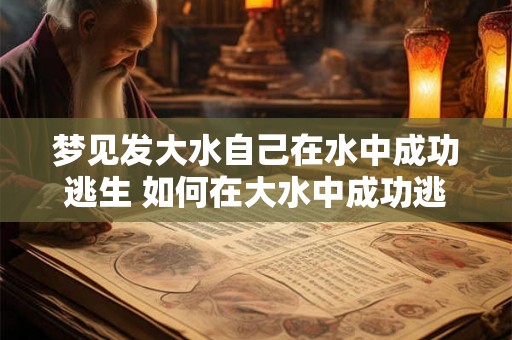 梦见发大水自己在水中成功逃生 如何在大水中成功逃生