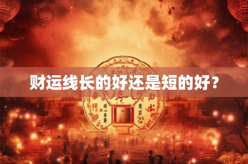 财运线长的好还是短的好？