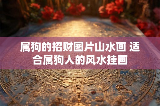 属狗的招财图片山水画 适合属狗人的风水挂画