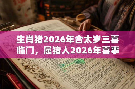 生肖猪2026年合太岁三喜临门，属猪人2026年喜事盘点
