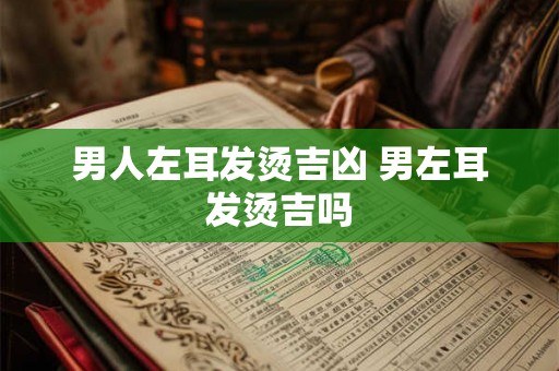 男人左耳发烫吉凶 男左耳发烫吉吗