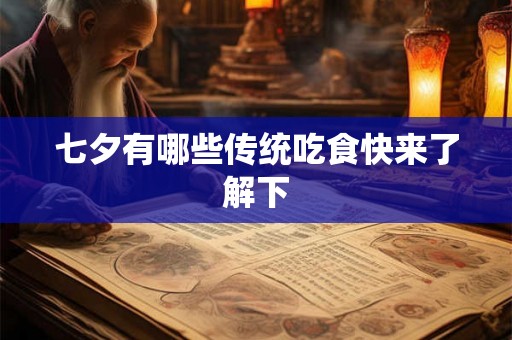 七夕有哪些传统吃食快来了解下
