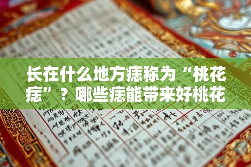 长在什么地方痣称为“桃花痣”?哪些痣能带来好桃花? 长在什么地方痣称为“桃花痣”?哪些痣能带来好桃花?