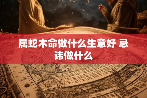 属蛇木命做什么生意好 忌讳做什么