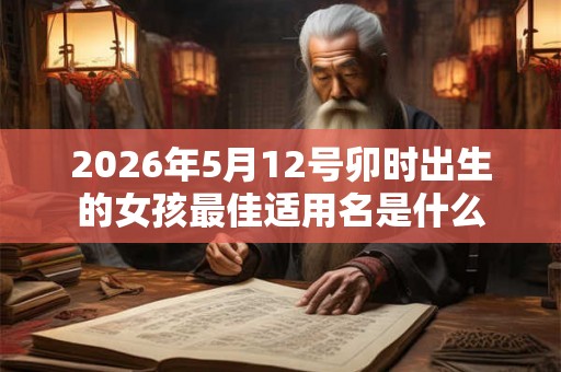 2026年5月12号卯时出生的女孩最佳适用名是什么