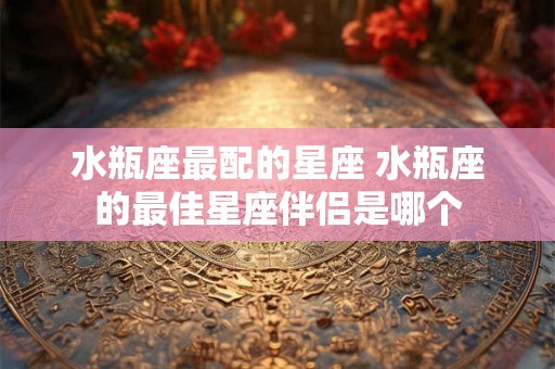 水瓶座最配的星座 水瓶座的最佳星座伴侣是哪个