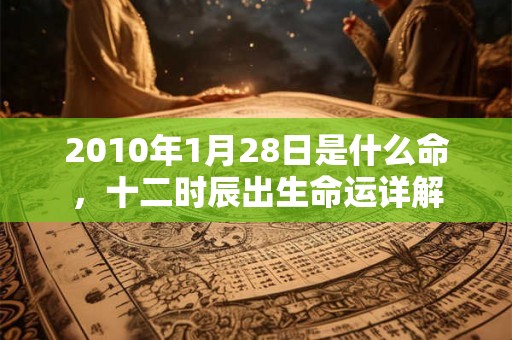 2010年1月28日是什么命，十二时辰出生命运详解